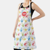 おもしろいカラフルの印刷パターン エプロン (インサイチュ)