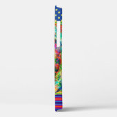 おもしろいカラフルの恐怖引用文への配慮 Case-Mate iPhoneケース (裏面 / 左)