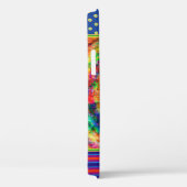 おもしろいカラフルの恐怖引用文への配慮 Case-Mate iPhoneケース (裏面 / 右)