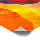 おもしろいカラフルの未来の世界教室先生 ポスター (角)