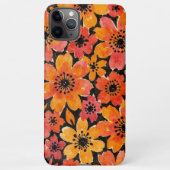 おもしろいカラフルの繊細な水彩花 iPhoneケース (裏面)