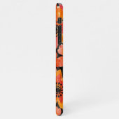 おもしろいカラフルの繊細な水彩花 iPhoneケース (左側)