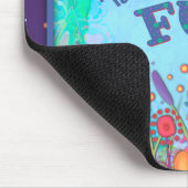 おもしろいカラフルの花を咲かせる マウスパッド (コーナー)