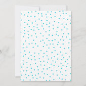 おもしろいカラフルの誕生日パーティーへの招待 招待状 (裏面)