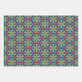 おもしろいカラフルアロハトロピカルボホ ラッピングペーパーシート