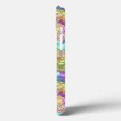 おもしろいカラフルアートフェイク金ゴールドグリッター Case-Mate iPhoneケース (裏面 / 左)