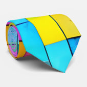 おもしろいカラフルアート先生画家モダンカッコいい ネクタイ (ロール)