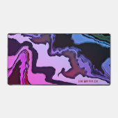 おもしろいカラフルカスタムモダン引用文 デスクマット (正面)