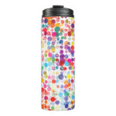 おもしろいカラフルカラー絵を描ブロッツキッズ タンブラー (正面)