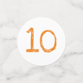 おもしろいカラフルカラー絵を描ブロット子供の誕生日 コンフェッティ (スモール正面)