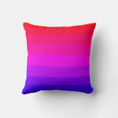 おもしろいカラフルグラデーション勾配 クッション (裏面)