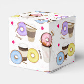 おもしろいカラフルコーヒー&ドーナツ フェイバーボックス (裏面サイド)