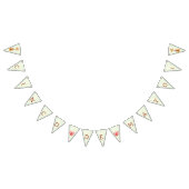 おもしろいカラフルシンコデマヨ バンティングフラッグ (全)