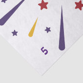 おもしろいカラフルスター誕生日パーティー 薄葉紙 (詳細)