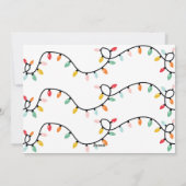 おもしろいカラフルスロークリスマス シーズンカード (裏面)