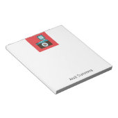 おもしろいカラフルディアナロモカメラフォトグラファー ノートパッド (アングル)