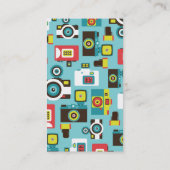 おもしろいカラフルディアナロモカメラフォトグラファー 名刺 (裏面)