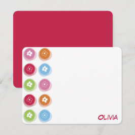 おもしろいカラフルデイジーファジー・ドットKidの誕生日写真 サンキューカード