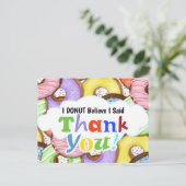 おもしろいカラフルドーナツ ポストカード (スタンド正面)