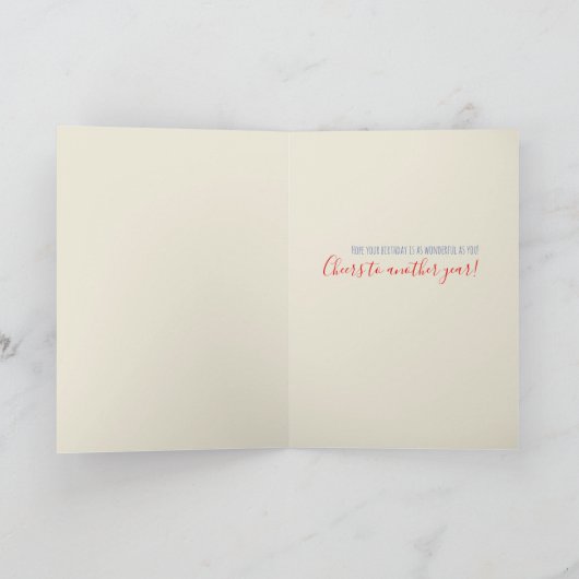 おもしろいカラフルハッピーバースデー カード (内部)