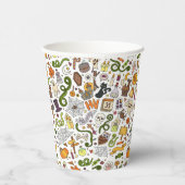 おもしろいカラフルハロウィーンテーマパーティー紙カップ 紙コップ (右)