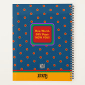 おもしろいカラフルハート賛美名の日付 プランナー手帳 (裏面)