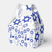 おもしろいカラフルバー（ユダヤ教の）バル・ミツバーおごり/お願い/ギフトボックス フェイバーボックス (裏面サイド)