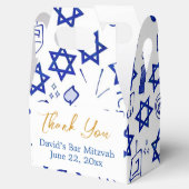 おもしろいカラフルバー（ユダヤ教の）バル・ミツバーおごり/お願い/ギフトボックス フェイバーボックス (オープン)