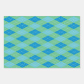 おもしろいカラフルパターンラッピング紙セット ラッピングペーパーシート (正面)