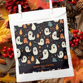 おもしろいカラフルパーソナライズされた幽霊 フェイバーバッグ