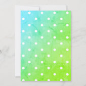 おもしろいカラフルピエロ誕生会 招待状 (裏面)