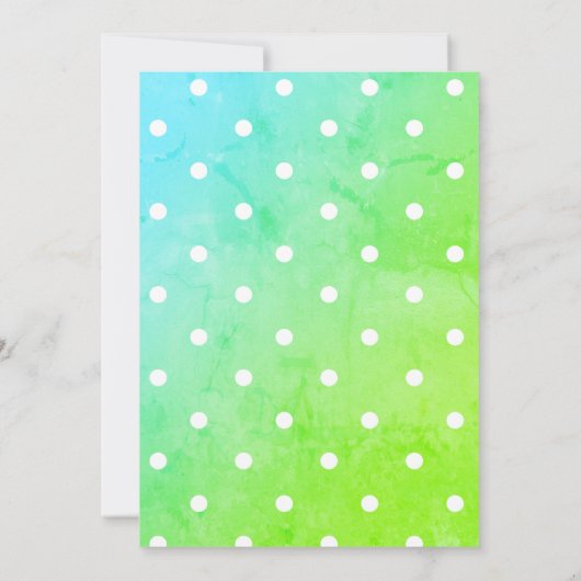 おもしろいカラフルピエロ誕生会 招待状 (裏面)