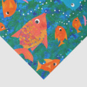 おもしろいカラフルフィッシュインザシーティッシュペーパー 薄葉紙 (詳細)