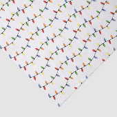 おもしろいカラフルフェスティバルホリデーツリーライトパターン 薄葉紙 (詳細)