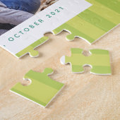 おもしろいカラフルフレーム1枚の写真水平 ジグソーパズル (側面)