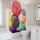 おもしろいカラフルフローティング傘 シャワーカーテン (インサイチュ)