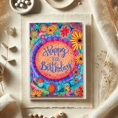 おもしろいカラフルフローラカスタム時代 カード