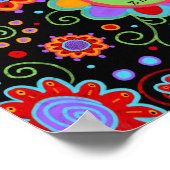 おもしろいカラフルフローラ「BeYou」教室 ポスター (角)