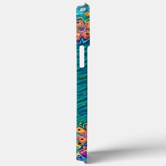 おもしろいカラフルフローラ「See the Good」引用文 Case-Mate iPhoneケース (裏面 / 右)