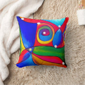 おもしろいカラフルブライト抽象芸術|カタリンバーターホスアート クッション (ブランケット)