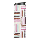 おもしろいカラフルブラシストローク タンブラー (回転左)