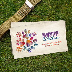 おもしろいカラフルポープリント 名刺