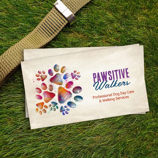 おもしろいカラフルポープリント 名刺