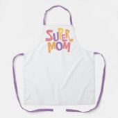 おもしろいカラフルマすごい・ワードアート引用文 エプロン (正面)