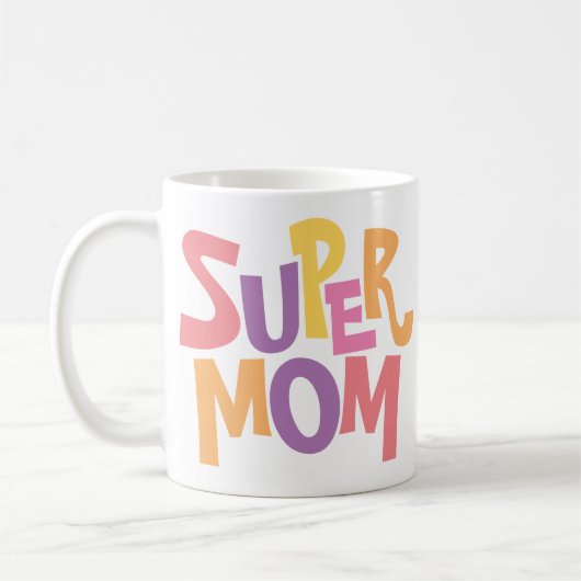 おもしろいカラフルマすごい・ワードアート引用文 コーヒーマグカップ (左)