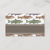 おもしろいカラフルマスの魚型 名刺 (裏面)