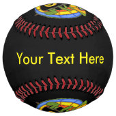 おもしろいカラフルマンガ型リザードホールディングブランチ ソフトボール (正面)