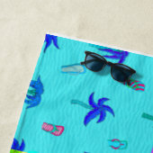 おもしろいカラフルモダン夏 ビーチタオル (インサイチュ)