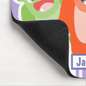 おもしろいカラフルモンスターズパーソナライズされたキッズ マウスパッド (コーナー)