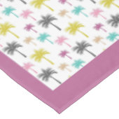 おもしろいカラフルヤシの熱帯模様 テーブルクロス (アングル)